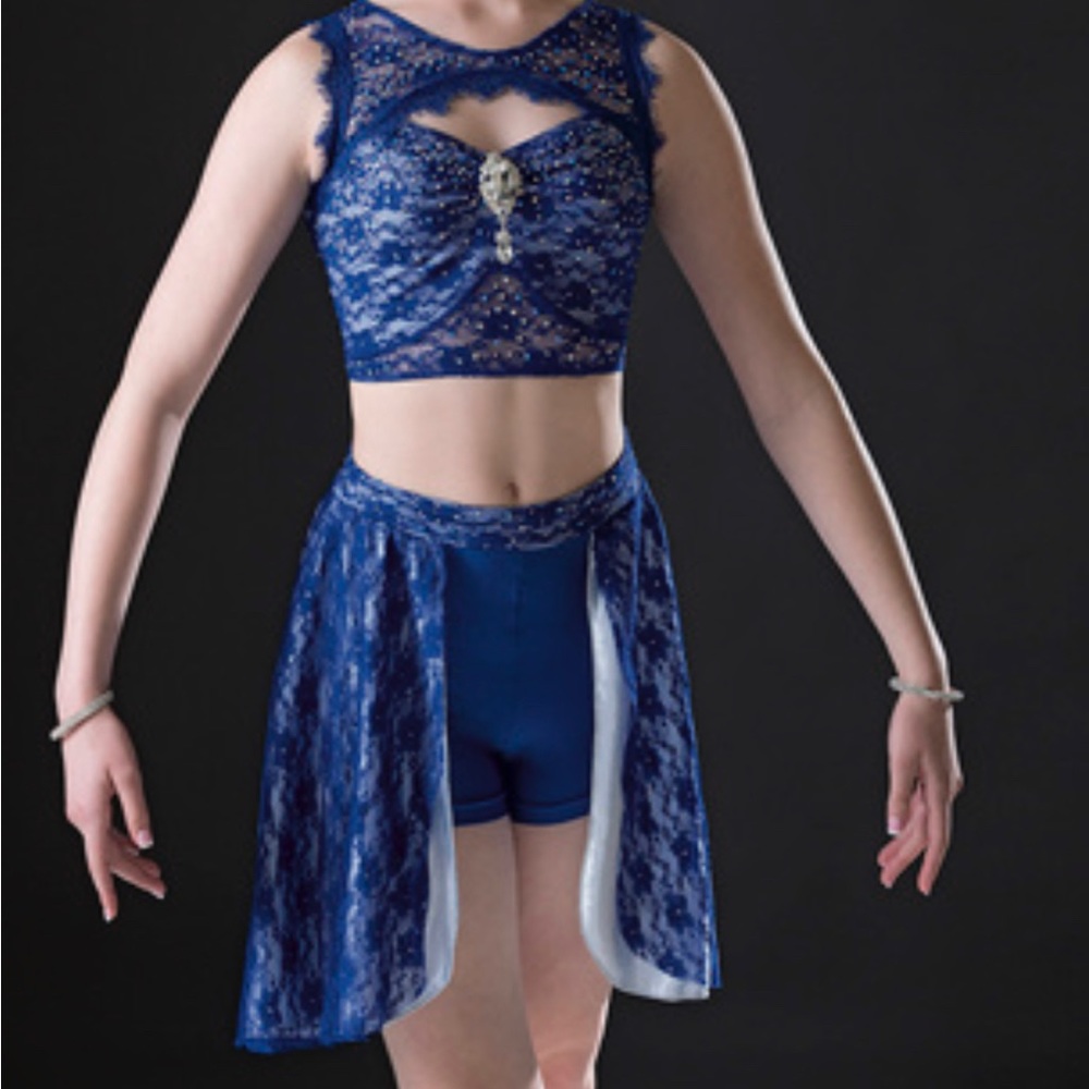 Glamour Lyrical Dance Solo Costume